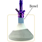 COCOYAYA King Series Hookah Base – Grey Base (Without Lock) - Image 2
