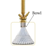 COCOYAYA King Series Hookah Base – Grey Base (Without Lock) - Image 2