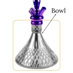COCOYAYA King Series Hookah Base – Grey Base (Without Lock) - Image 2