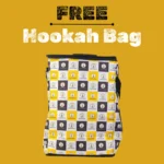 COCOYAYA Ghazi Hookah - Black Stem - Transparent Base + Free Carry Bag - Image 3
