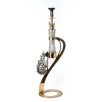 Qube Shisha Rio Fly Hookah - Gold (32+ inches)