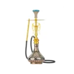 COCOYAYA Shadow Hookah (Angel Series) - Gold Stem / Cut Glass Base