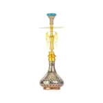 COCOYAYA Shadow Hookah (Angel Series) - Gold Stem / Cut Glass Base - Image 2