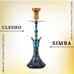 COCOYAYA Simba Hookah - Aqua Base With Rainbow Stem - Image 2