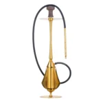 COCOYAYA Slim Spade Hookah – Golden (31+ Inches)