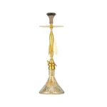 Titan Hookah (Angel Series) - Gold Stem / Cut Glass Base - Image 3