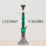 COCOYAYA Valeria Hookah – Rainbow Stem with Black Base - Image 2