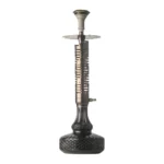 Qube Shisha Crucio Hookah (Ferro Series) - Bronze Stem - Black Base - Image 3