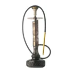 Qube Shisha Crucio Hookah (Ferro Series) - Bronze Stem - Black Base