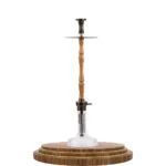 COCOYAYA Woody King Hookah - Light Wood Transparent Base - Image 3