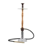 COCOYAYA Woody King Hookah - Light Wood Transparent Base