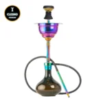 COCOYAYA Yara Hookah - Rainbow Stem with Black Base + Free Carry Bag