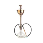 Cocoyaya Yara Pro Hookah - Bronze stem with Transparent Base + Free Carry Bag