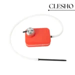 Car Hookah with LED Light & Remote – Red | Portable Acrylic Travel Hookah