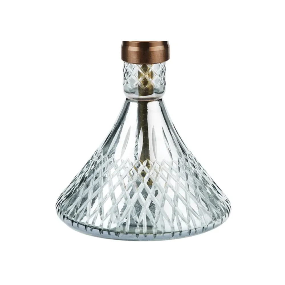 Carlos-King-28-Inch-Rose-Golden-1.webp COCOYAYA King Series Hookah Base – Crystal Base (Without Lock) - Image 1