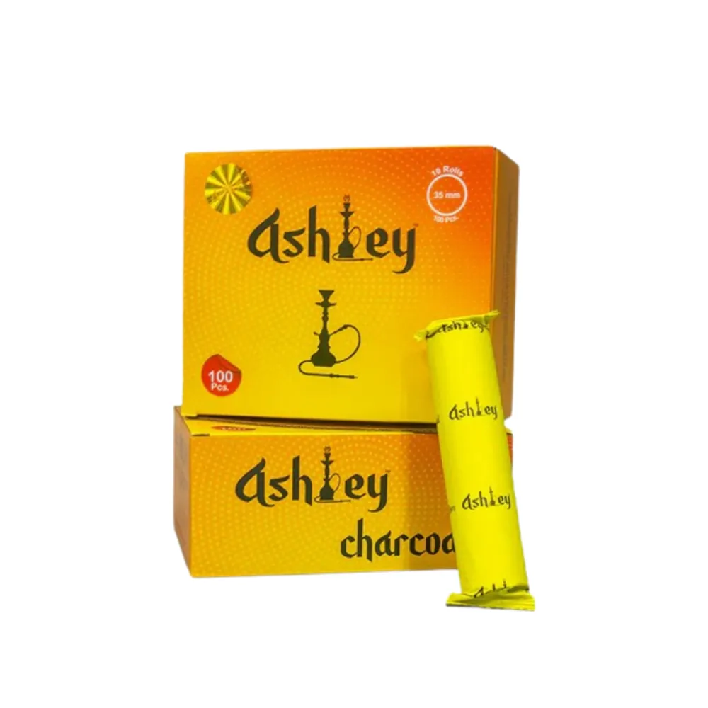 Combo-Ashley-Hookah-Magic-Coal-2-Boxes-20-Rolls-200-Discs.webp Ashley Magic Coal Combo – 2 Boxes (20 Rolls / 200 Discs) – 35mm Quick-Lite Bamboo Charcoal - Image 1