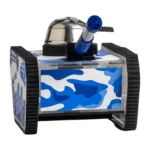 Designer Tank Hookah with LED Light - Blue