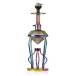 Gemstone Hookah - Rainbow Stem (Grey Base) - Image 2