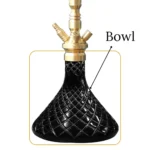 COCOYAYA King Series Hookah Base – Black (Without Lock) - Image 2