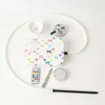 LV Car Hookah with LED Light & Remote - Printed Edition