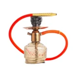 Noddy Flatter Hookah - Bronze Stem / Grey Base