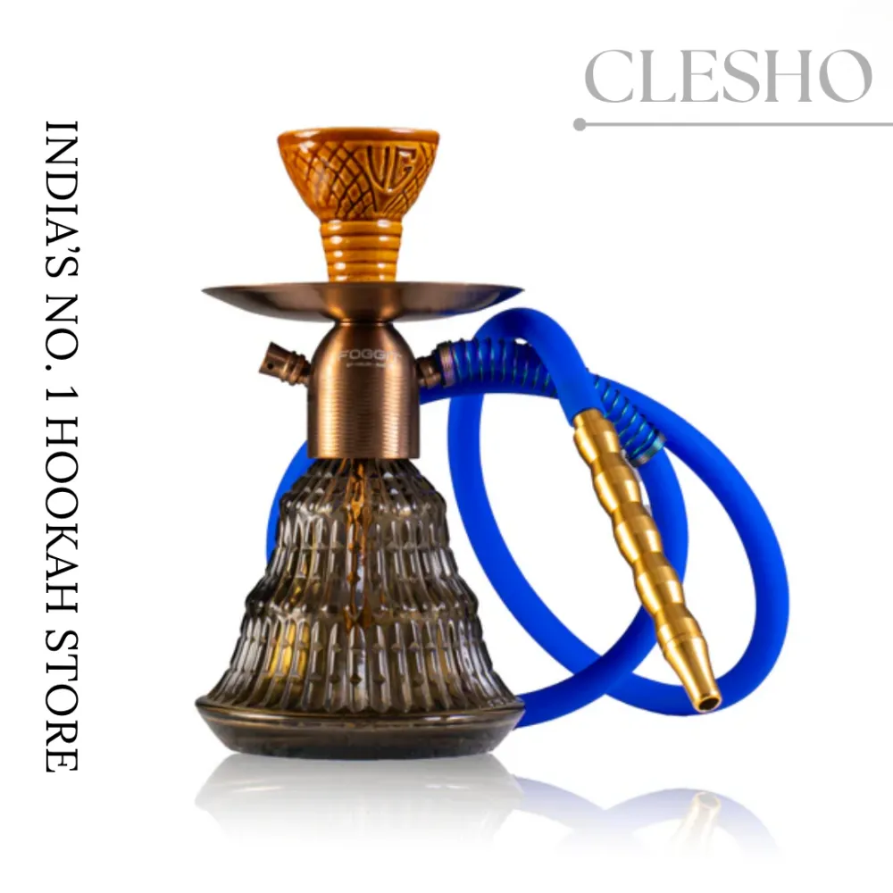 Noddy-Trigon-Hookah-Bronze-Stem-_-Grey-Base.webp Noddy Trigon Hookah - Bronze Stem - Grey Base - Image 1
