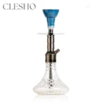 Noddy 007 Night Fire Hookah with Carry Bag - Black Stem / Transparent Base - Image 3