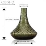 VG France Alexander Hookah Replacement Base - Emerald Green
