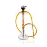 VG France Alexander JLS Hookah with Bag - Gold Stem / Transparent Base - Image 3
