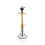 VG France Alexander JLS Hookah with Bag - Gold Stem / Transparent Base - Image 2