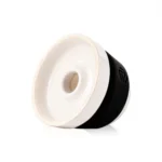 Dot Single Hole Ceramic Hookah Phunnel Bowl – Black