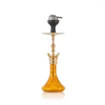 COCOYAYA Simba Hookah with Carry Bag - Gold Stem / Amber Glass Base - Image 2