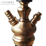 COCOYAYA Simba 2.0 Hookah with Carry Bag – Gold Stem / Amber Glass Base - Image 2