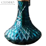 COCOYAYA Simba 2.0 Hookah with Carry Bag – Gold Stem / Navy Glass Base - Image 2