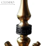 COCOYAYA Simba 2.0 Hookah with Carry Bag – Gold Stem / Navy Glass Base - Image 4