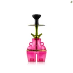 Thugs Hippy Acrylic Hookah - Dual Pipe (Pink) - Image 2