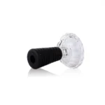 Galaxy Glass Phunnel Hookah Bowl Chillum - 3 Grooves Black - Image 2