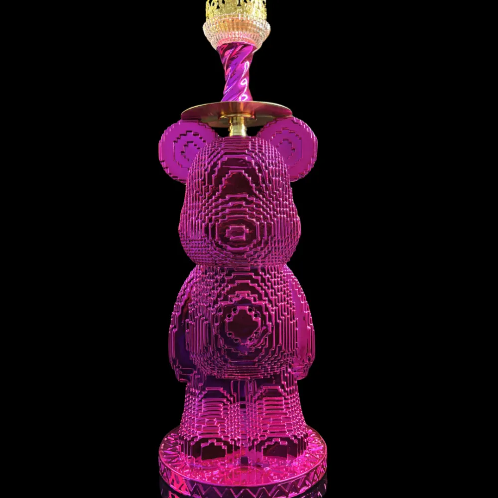 ORANGE-MINT-78.webp Teddy Hookah - Pink - Image 1