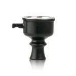 Silicone Pull Drawer Hookah Chillum with Tray – Black - Image 2