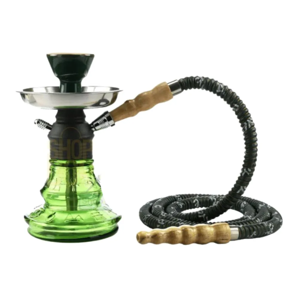 UPDATED-1.webp MYA Bijou Hookah – Green | Premium Compact Hookah - Image 1