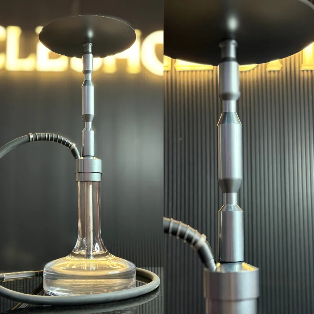 Untitled-design-9.webp Rock Hookah | Grey Colour 28 inch - Image 1