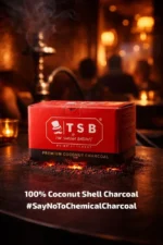 TSB Hookah Flat Coconut Coal 250g - 30pcs (FREE Glove Included) - Image 2