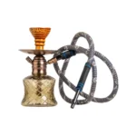 COCOYAYA X14 Hookah – Bronze Stem | Grey Glass Base