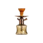 COCOYAYA X14 Hookah – Bronze Stem | Grey Glass Base - Image 2