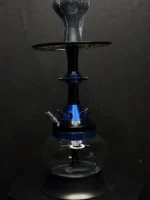 12 Star Hookah 20 Inch with Transparent Base & Red Stem | Multi-Vent Design - Image 4