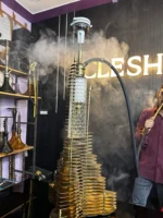 Burj Khalifa Hookah – Premium Tall Designer Hookah for Luxury Sessions - Image 3