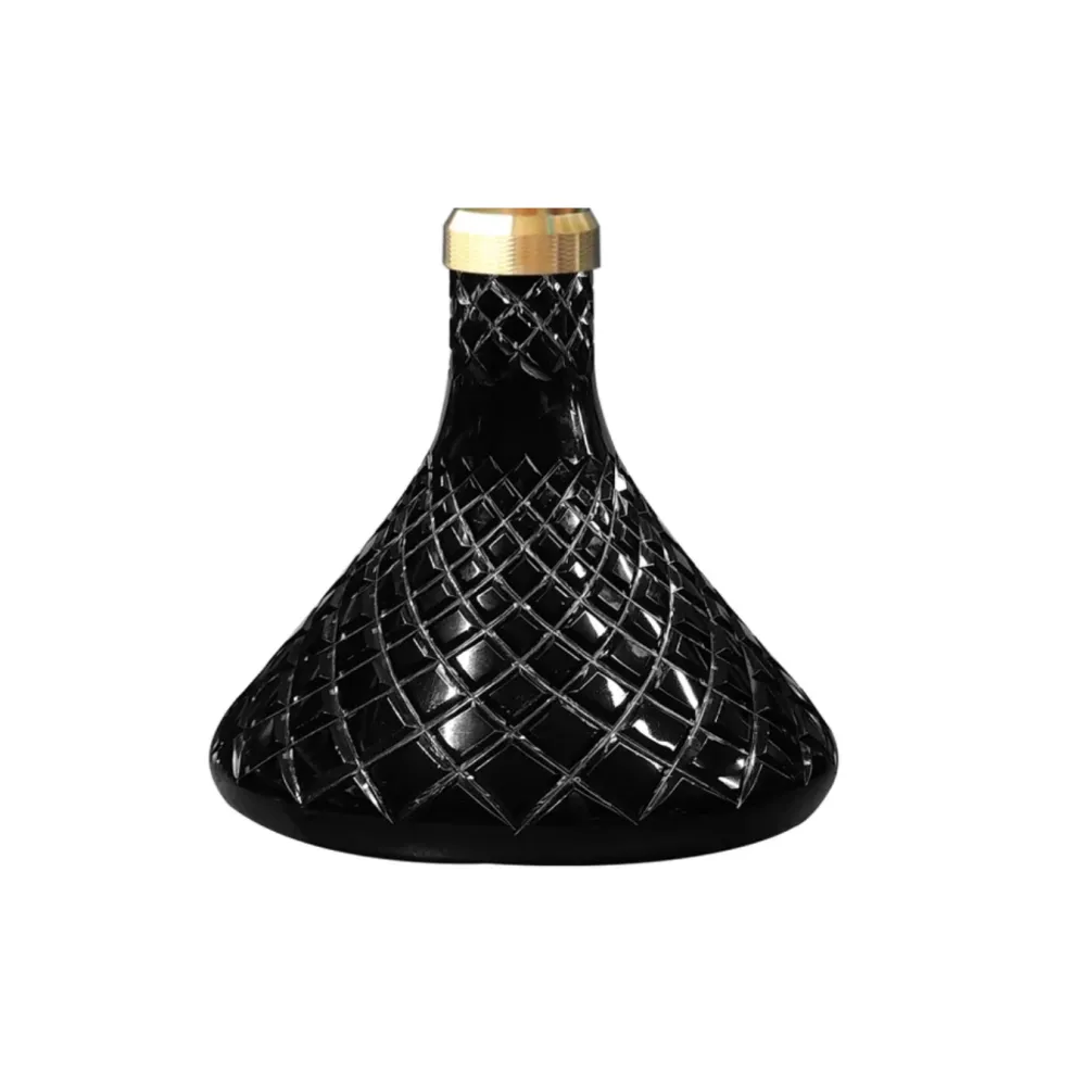 king-Black-Base.webp COCOYAYA King Series Hookah Base – Black (Without Lock) - Image 1