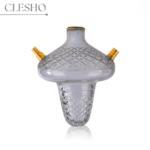 VG France Crown Hookah Replacement Base - Gold | With Lock - Image 4