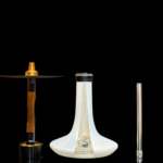 Stimux Pro Hookah | Gold Stem with White Base - Image 3