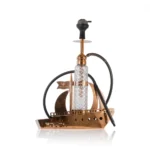 VG France Warship Hookah with LED Light – 20 Inch Rose Gold Edition